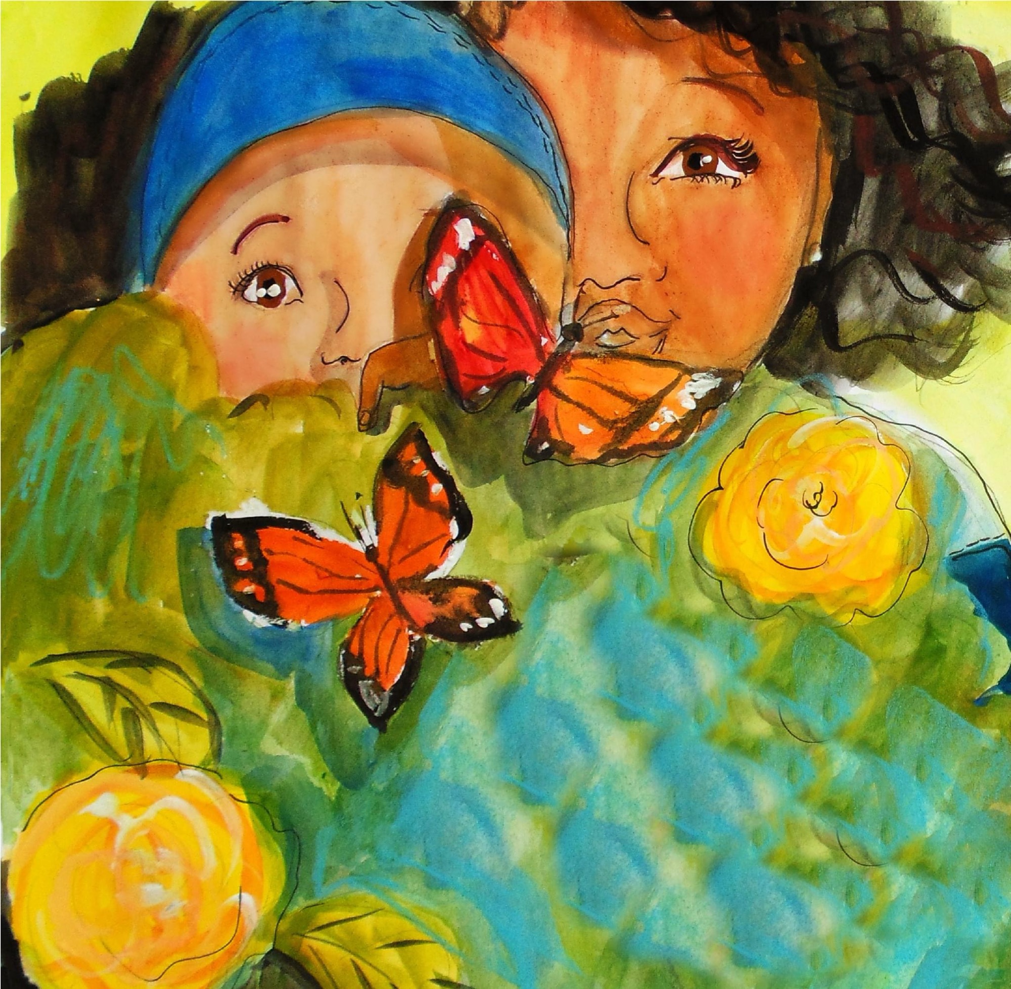 Children's book illustration by Ros Webb